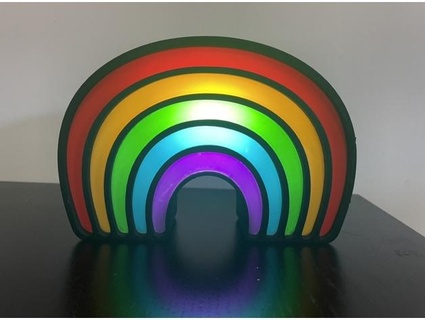 rainbow night light nina1982 3d print model - Mito3D