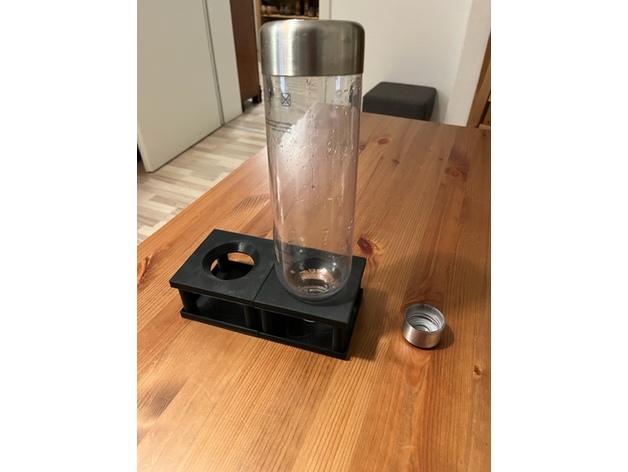bottle holder dryer stand philosoph 3D print model - Mito3D