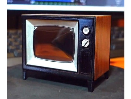 retro tv simpsons tv remix megazoid  3d print model - Mito3D