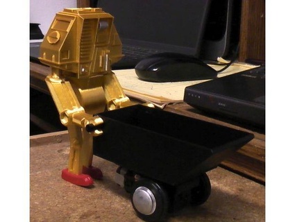 passive walking robot robothut 3d print model - Mito3D