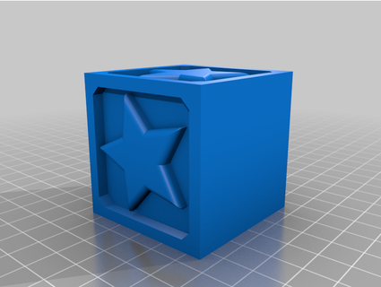 kirby star block tron3dfu 3d print model - Mito3D