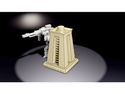28mm dağılmak arazi sütun tapınak şakak mabet büyükchonkertonker 3d print model - Mito3D