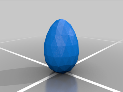 low poly geodesic easter egg newbpwnr 3d print model - Mito3D