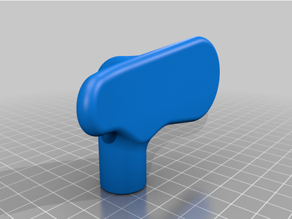 office chair height adjust handle butch bs 3d print model - Mito3D