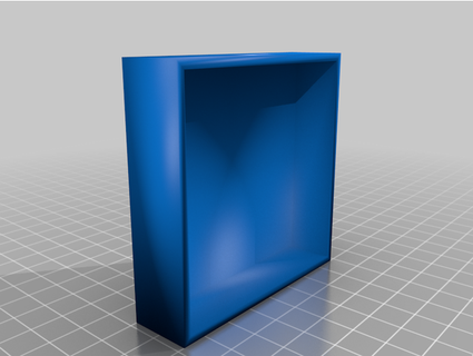 genérico caixa tampa 70x70 impressão falha 3d print model - Mito3D