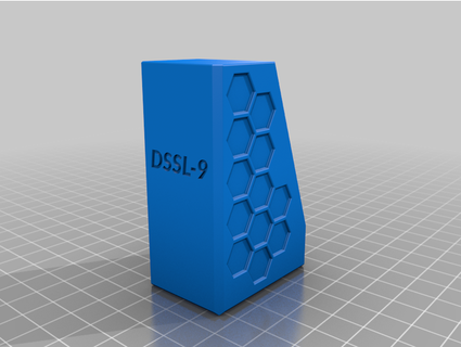 dssl-9 - parametric 9mm speed loader thumb saver ergorius 3d print model - Mito3D