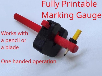 marking gauge - fully printed agmcmll 3d print model - Mito3D
