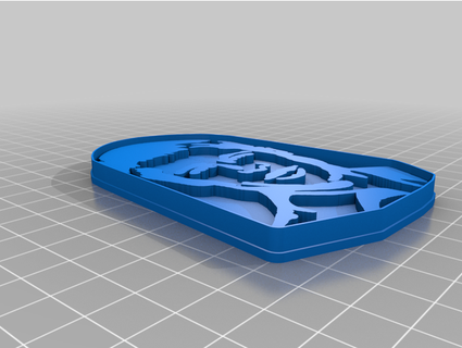 brad pitt cookie cutter meshaurora 3d print model - Mito3D
