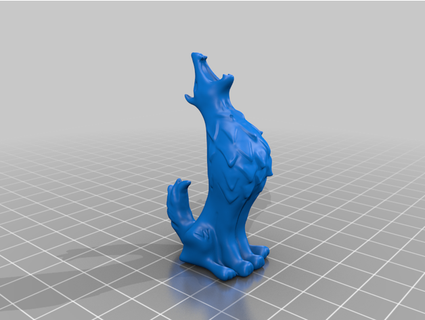 lobo llavero ballena manix 3d print model - Mito3D