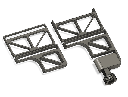 tool-less ikea burhult shelf brackets yaikou 3d print model - Mito3D
