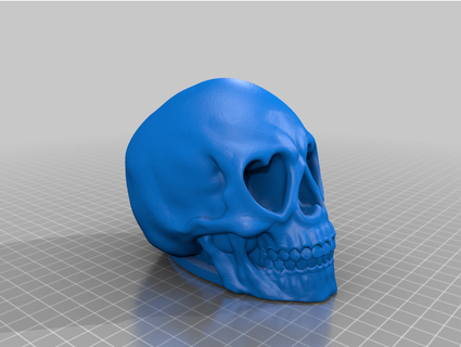cuore dagli occhi cranio coffeetimedesigns 3d print model - Mito3D