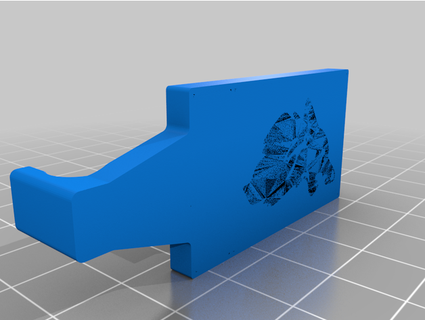 mustang coyote gancio tharunup 3d print model - Mito3D
