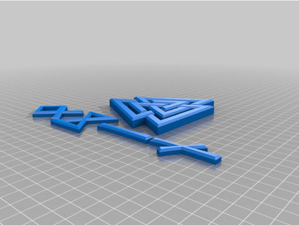 odin rune + valknut protoxide94 3d print model - Mito3D