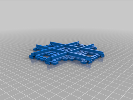 Lego ciudad + conformado carril 3ddav 3d print model - Mito3D