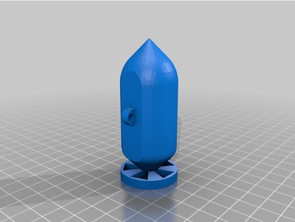 nuclear chave fob espreitadela 3d print model - Mito3D