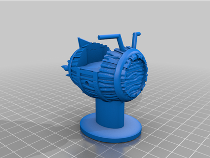 razzo barile drdebaucherry 3d print model - Mito3D