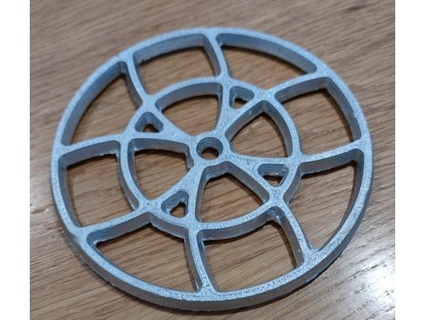 Untersetzer Muster Metall Gießen rationalroot 3d print model - Mito3D