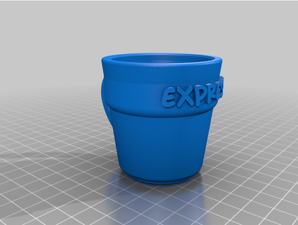 plastic cup cover couvre gobelet en pastique davted 3d print model - Mito3D