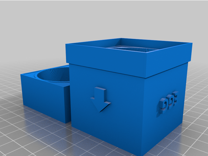 egg carton box single large chicken psychicrhino 3d print model - Mito3D