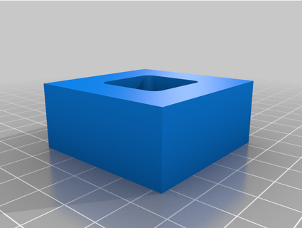 cube carré peaufiner glage alexandrehartdegen 3d print model - Mito3D