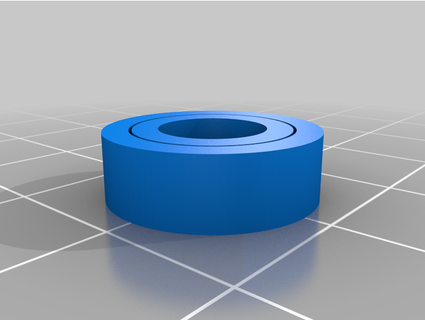 slider bearing translucentorange 3d print model - Mito3D