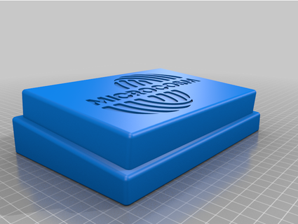 hologram electronics microcosm decksaver lid slicingslash 3d print model - Mito3D