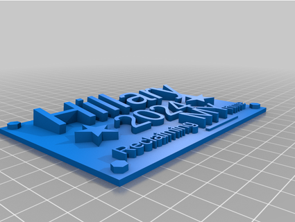 Hillary 2024 Slotcarrad 3d print model - Mito3D