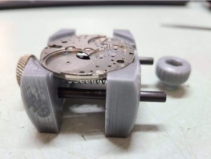 good hank's movement holder vise smaller pocket watches ej0rge 3d print model - Mito3D