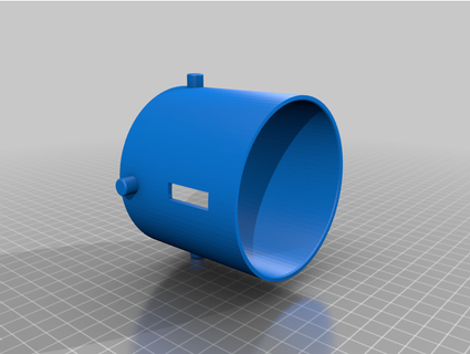 rv sewer gas blower adaptor gold mining sheriffporter 3d print model - Mito3D