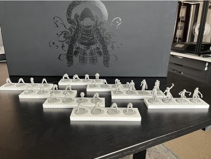 kingdom death monster survivor base holders armor kit prattski 3d print model - Mito3D