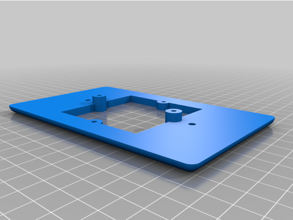 uk us parete piatto adattatore thingiversecom6bper 3d print model - Mito3D