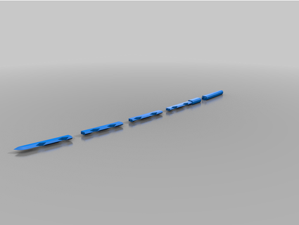 inosuke épée épingles aquatique fennec 3d print model - Mito3D