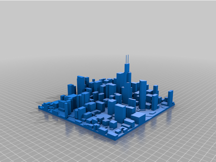 chicago sur rama dq865 3d print model - Mito3D
