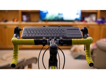 vélo guidon clavier monter équipecage 3d print model - Mito3D