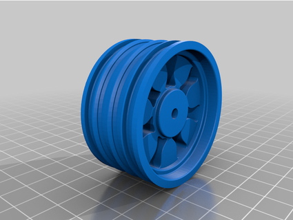 felge wheel 1 10 aufnahme 12mm bogser 3d print model - Mito3D