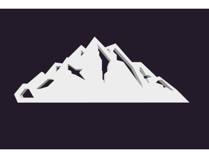 mountains keychain scudcz 3d print model - Mito3D