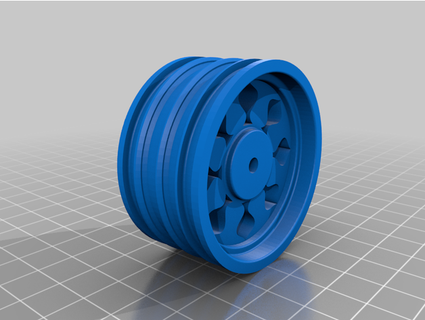 wheel felge 1 10 aufnahme 12mm bogser 3d print model - Mito3D