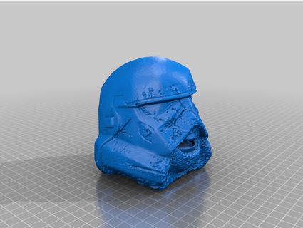 deathtrooper helmet saubo 3d print model - Mito3D