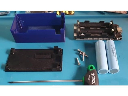 dual 18650 battery sheild case mcividino 3d print model - Mito3D