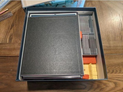 science board game box insert organizer - sleeved cards & sci hard expansion gameyspirits 3d print model - Mito3D