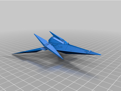 Yıldız tilki Arwing usagi3 3d print model - Mito3D