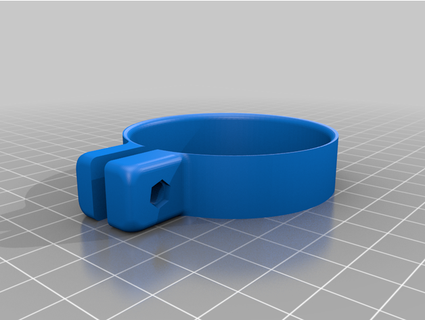 anel braçadeira parafuso Abrazadera test1 Cristian berserker 3d print model - Mito3D