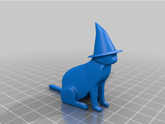 büyücü kedi Danvandeee 3D print model - Mito3D