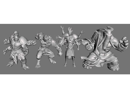 blood bowl kingdom ind team unclekam 3d print model - Mito3D