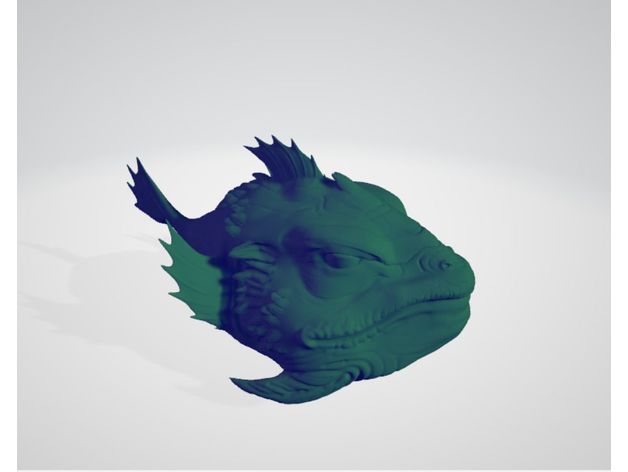male pesce superduya43 3D print model - Mito3D