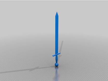 basic sword zaccaudill606 3d print model - Mito3D