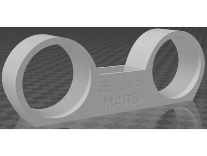 elegoo Marte doble botella soporte games0ldier 3d print model - Mito3D