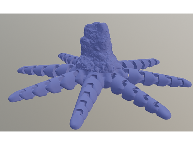 rocktopus luneshine 3D print model - Mito3D