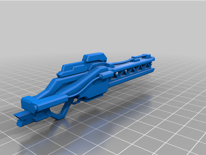 Railgun Stabilität 3d print model - Mito3D