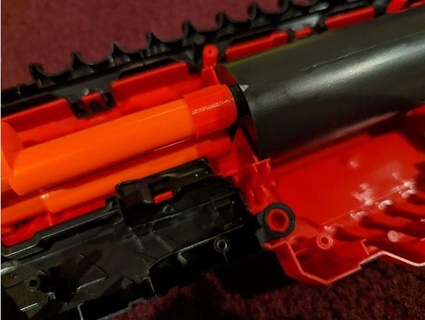 x shot artiglio cacciatore eliminatore dual tiro attivatore pazzohairguy 3d print model - Mito3D